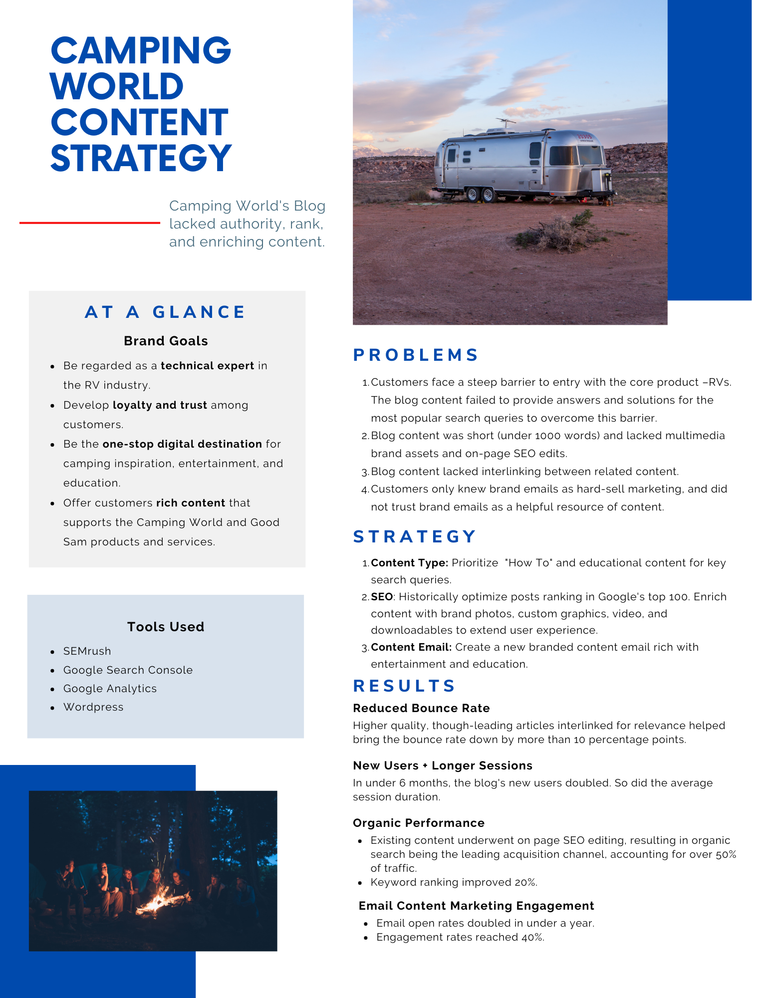 Camping World Content Strategy Case Study