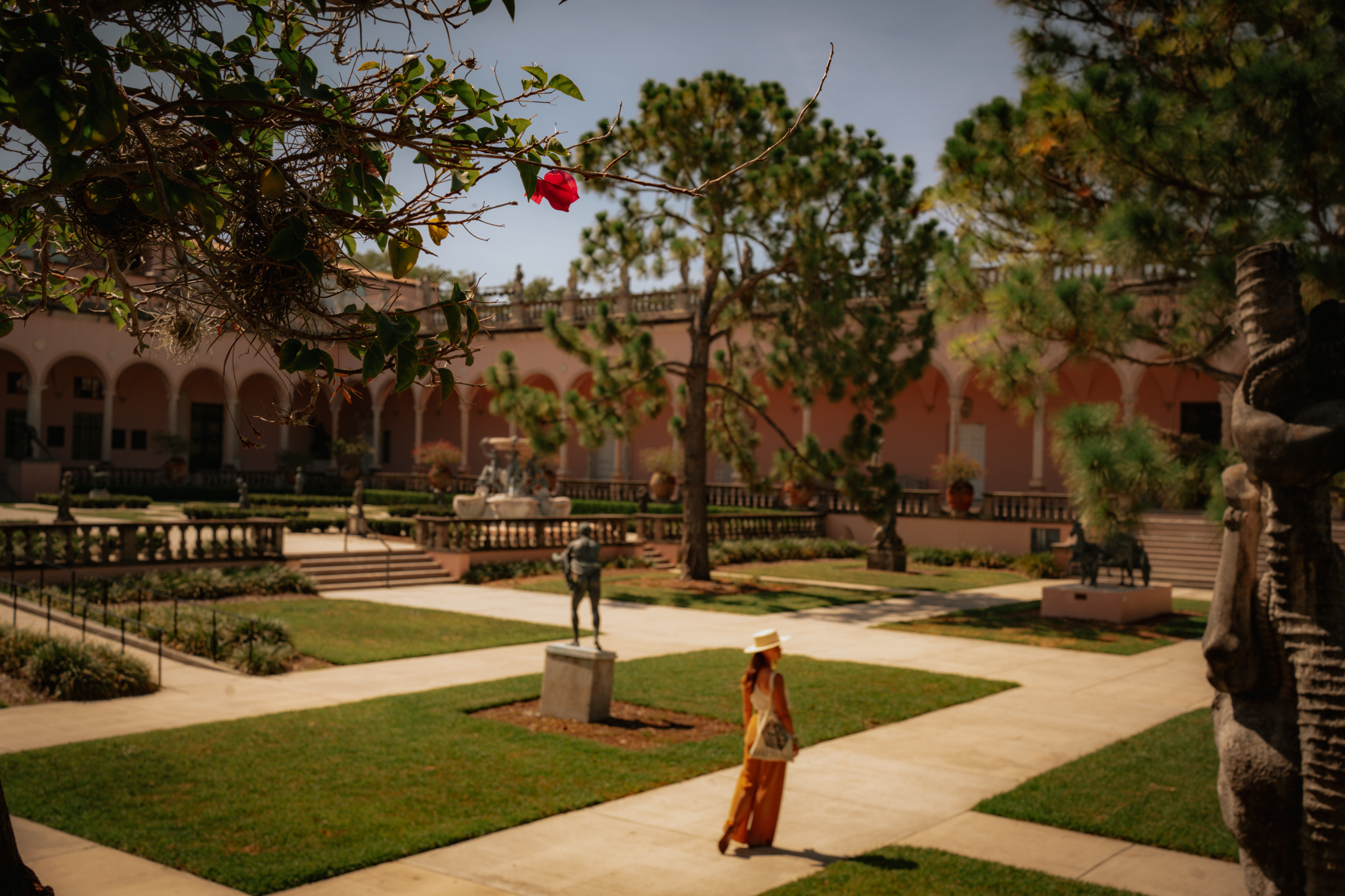 Florentine gardens as the RIngling Museum