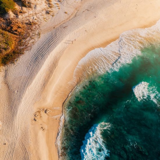 aerial view of beach during daytime